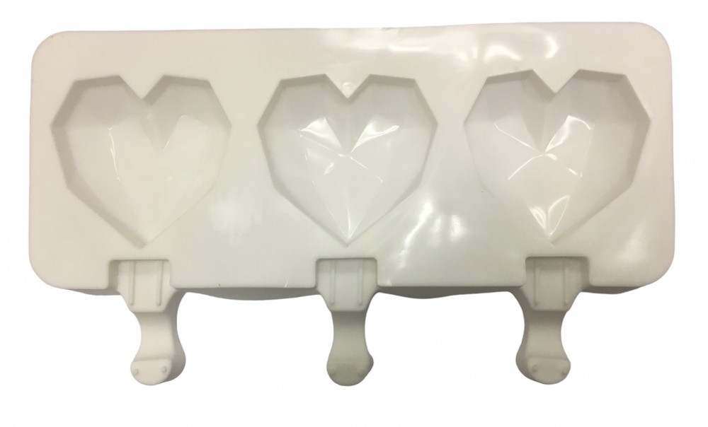 Image of Szilikon forma jégkrém készítő - Szív
