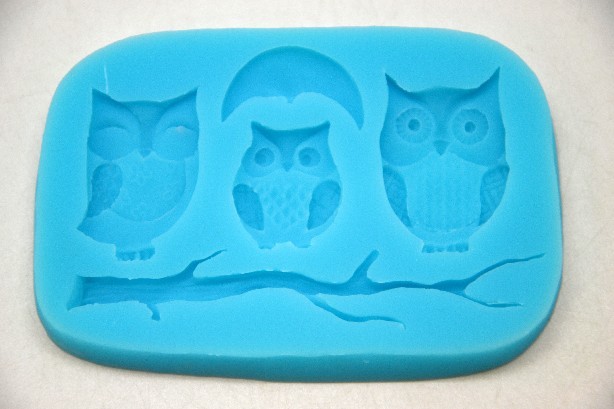 Image of Szilikon forma - Bagoly+faág