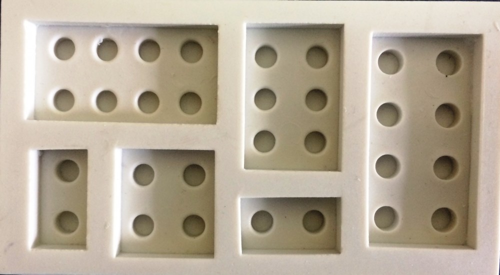 Image of Szilikon forma - Lego kockák 1.