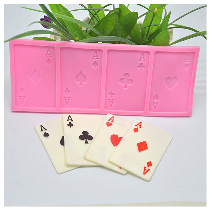 Image of Szilikon forma - Kártyalapok
