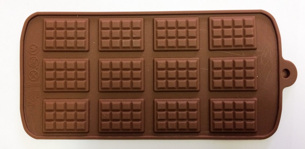 Image of Szilikon csoki öntőforma - Tábla forma mini