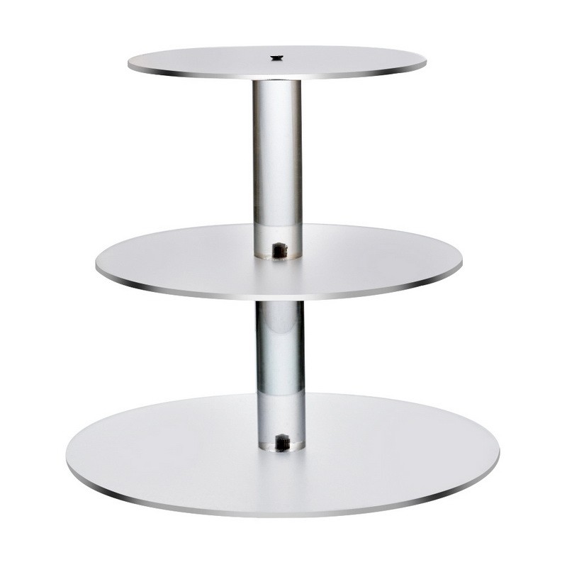 Image of Tortaállvány 3 emeletes (plexi,műanyag)