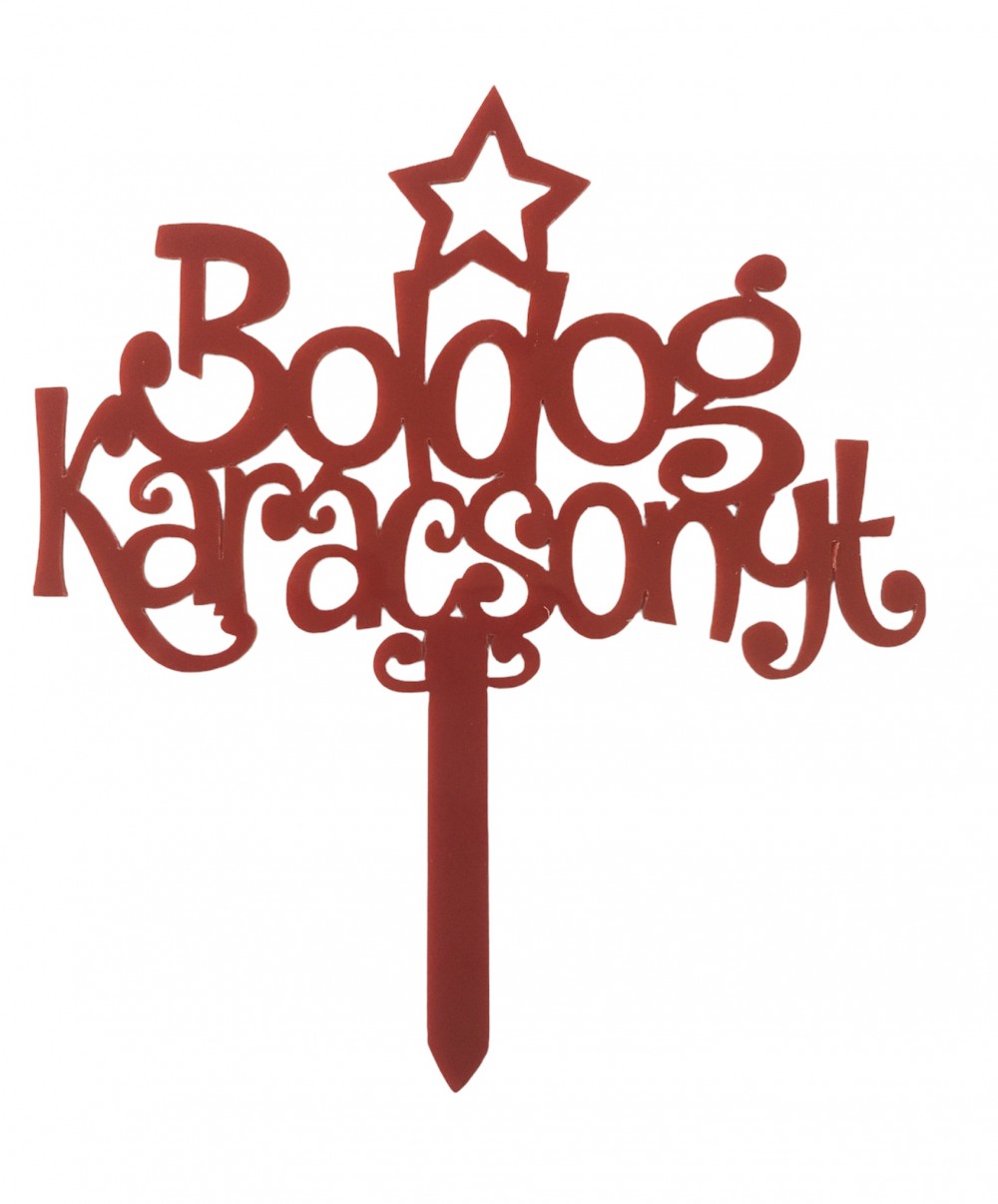 Image of Torta beszúró "Boldog Karácsonyt!" - 04.