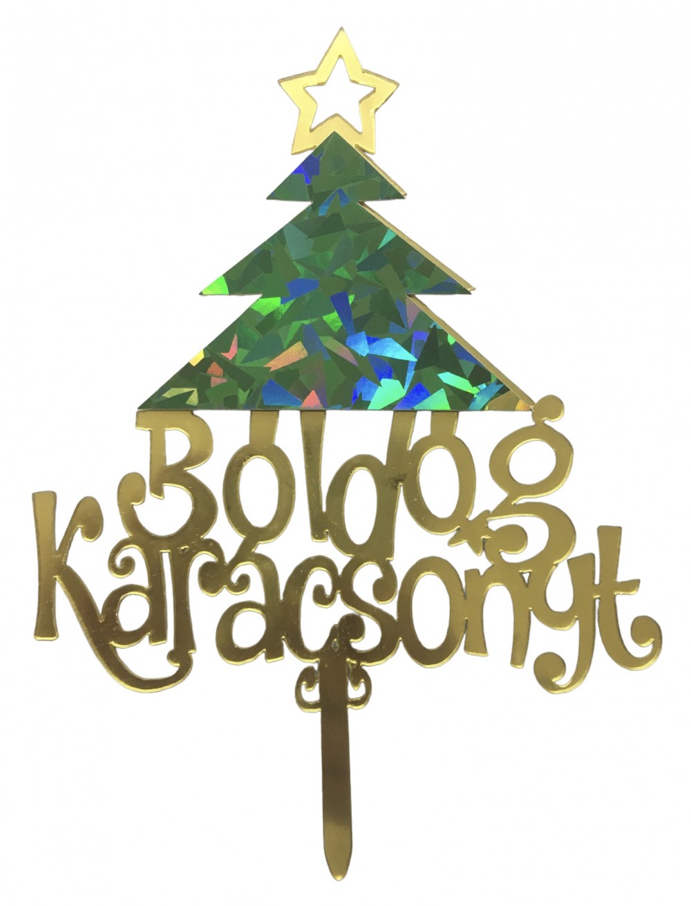 Image of Torta beszúró "Boldog Karácsonyt!" - 03.