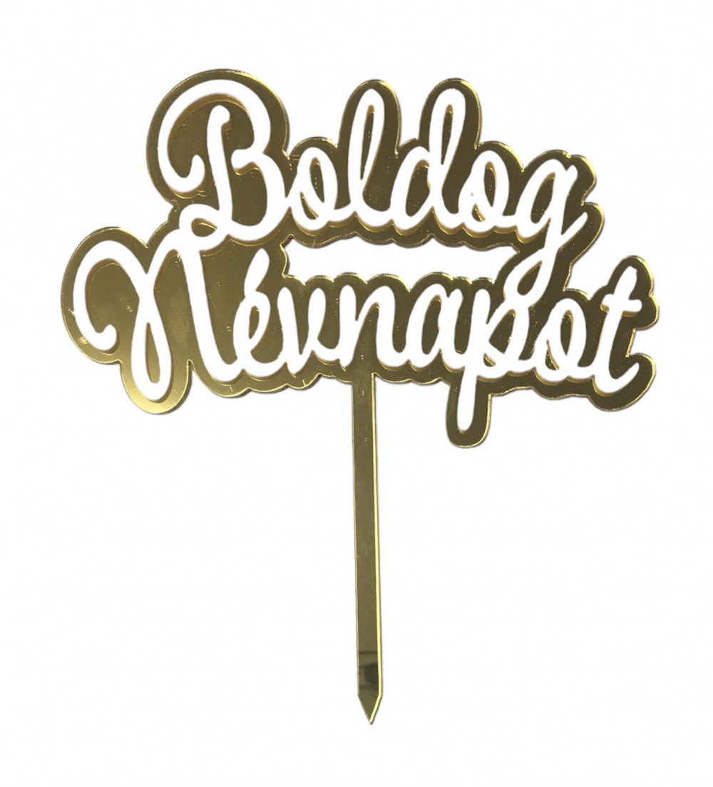 Image of Torta beszúró " Boldog névnapot"