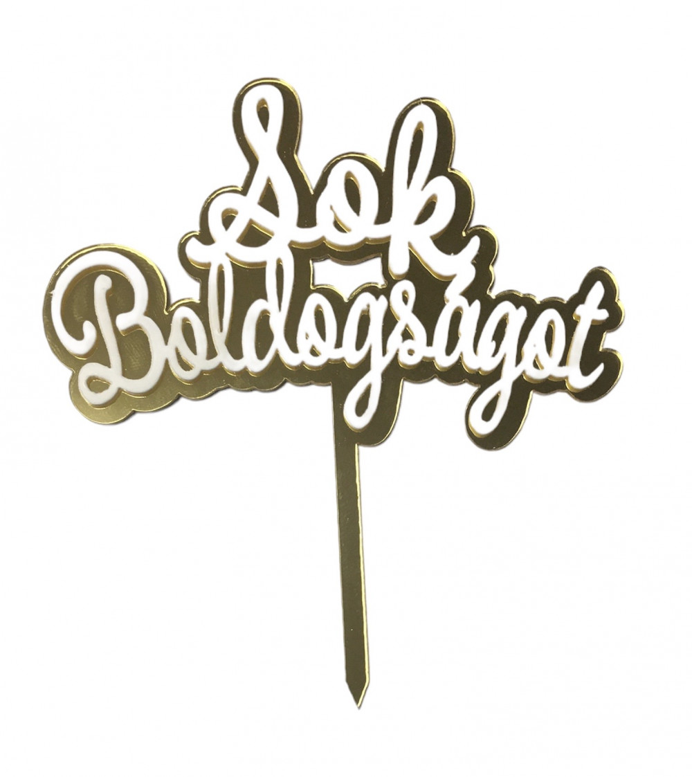 Image of Torta beszúró " Sok boldogságot"