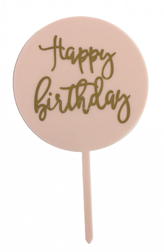 Image of Torta beszúró " Happy Birthday" - 56.