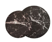 Image of Torta alátét kerek 30cm fekete márvány mintás (3mm vastag) MDF!!!