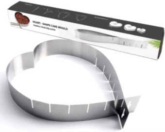 Image of Sütőforma keret állítható szív