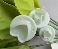 Image of Fondant / Marcipán rugós kiszúró - Szív 3db-os készlet