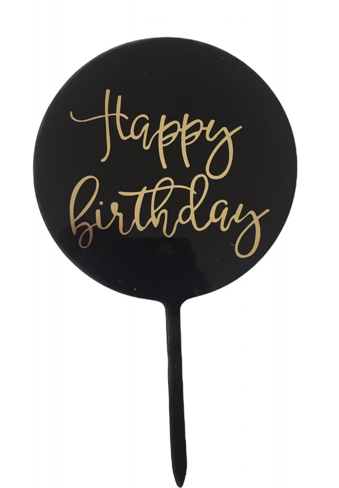 Image of Torta beszúró " Happy Birthday" - 59.