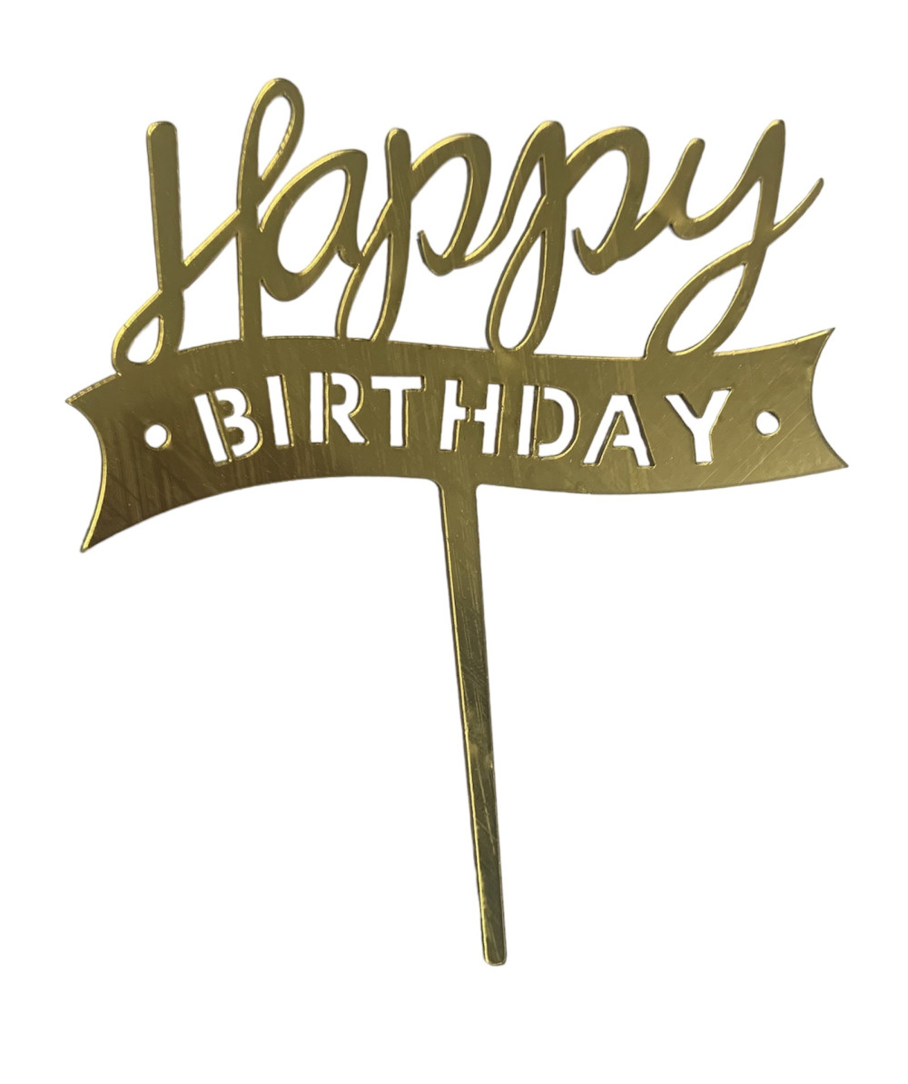 Image of Torta beszúró " Happy Birthday" - 23.