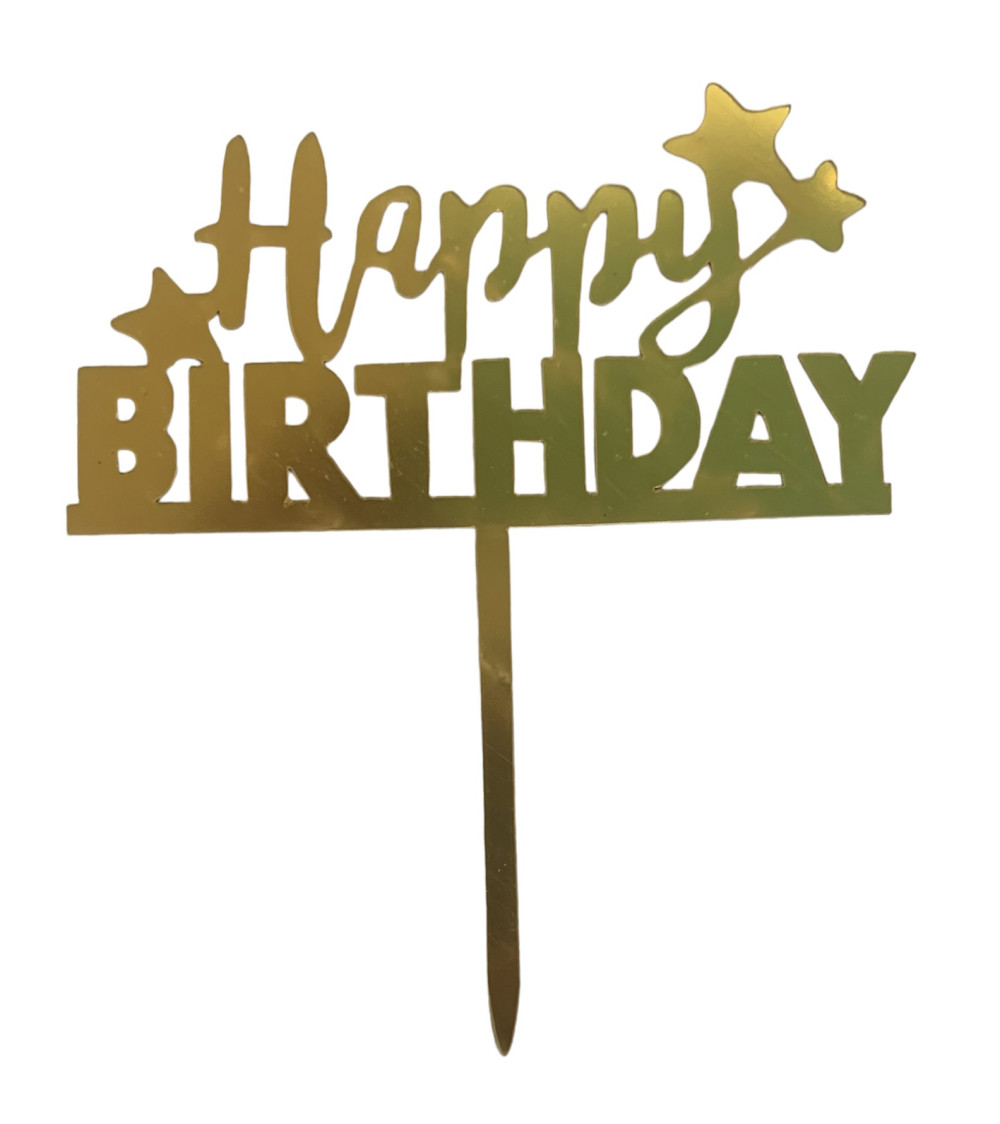 Image of Torta beszúró " Happy Birthday" - 14.