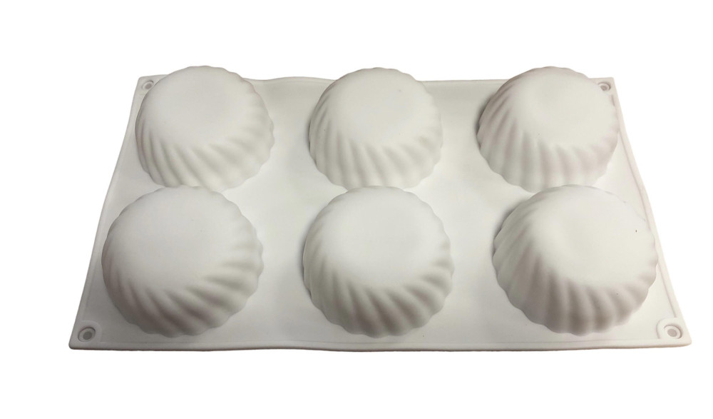 Image of Mousse szilikon forma - Lapított bordázott (samurai)