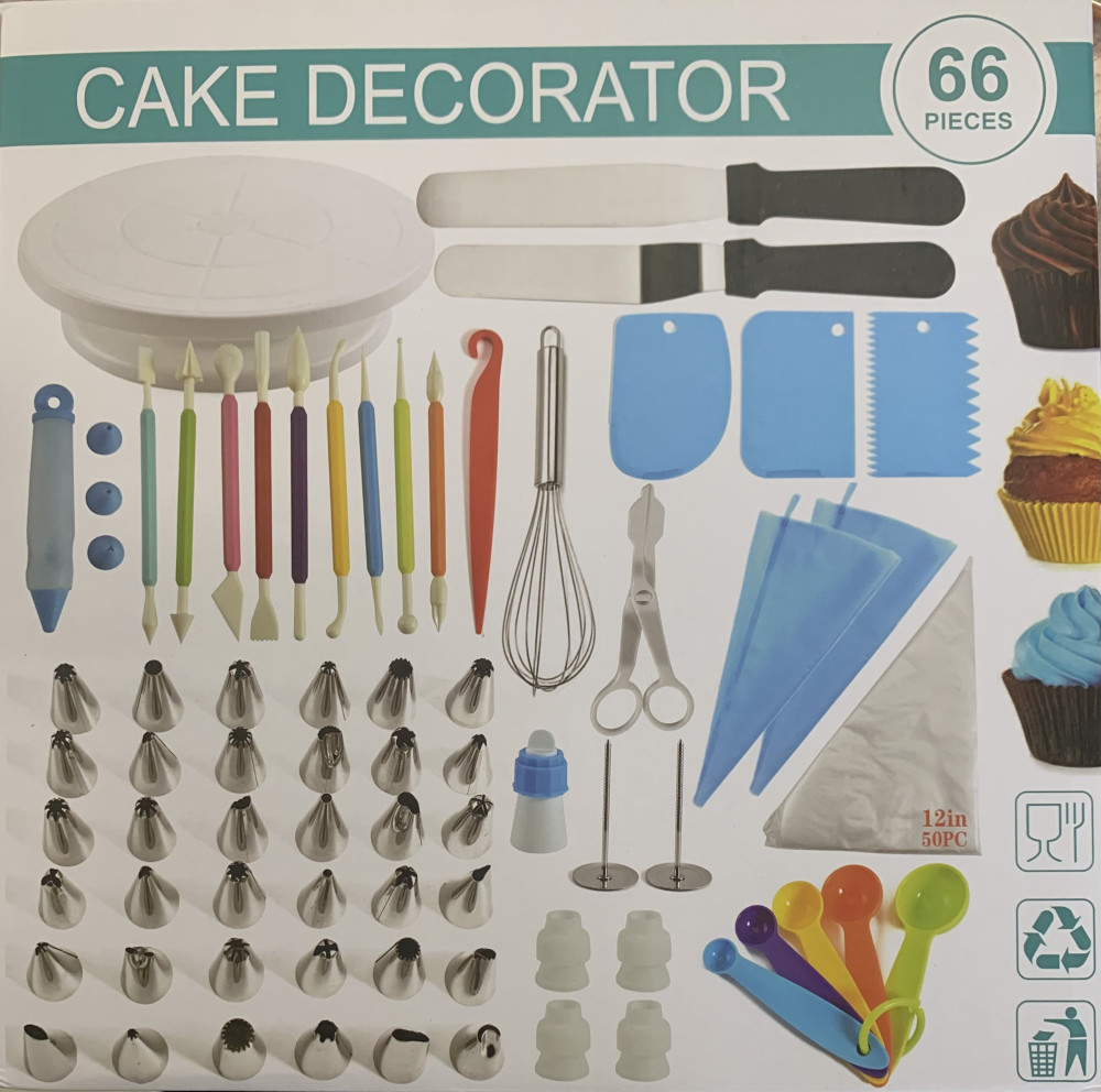 Image of Tortakészítő készlet 66 darabos