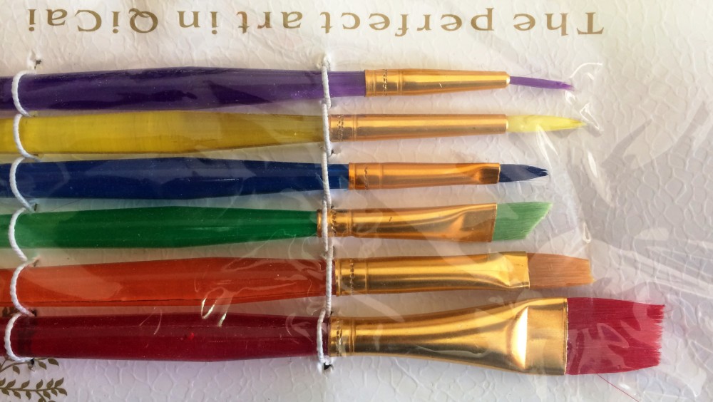 Image of Ecset készlet 6db-os színes