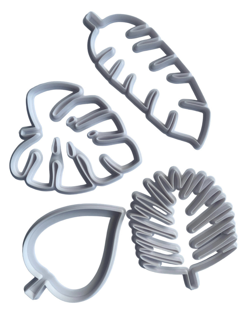 Image of Fondant / Marcipán kiszúró - Levelek (4db-os)