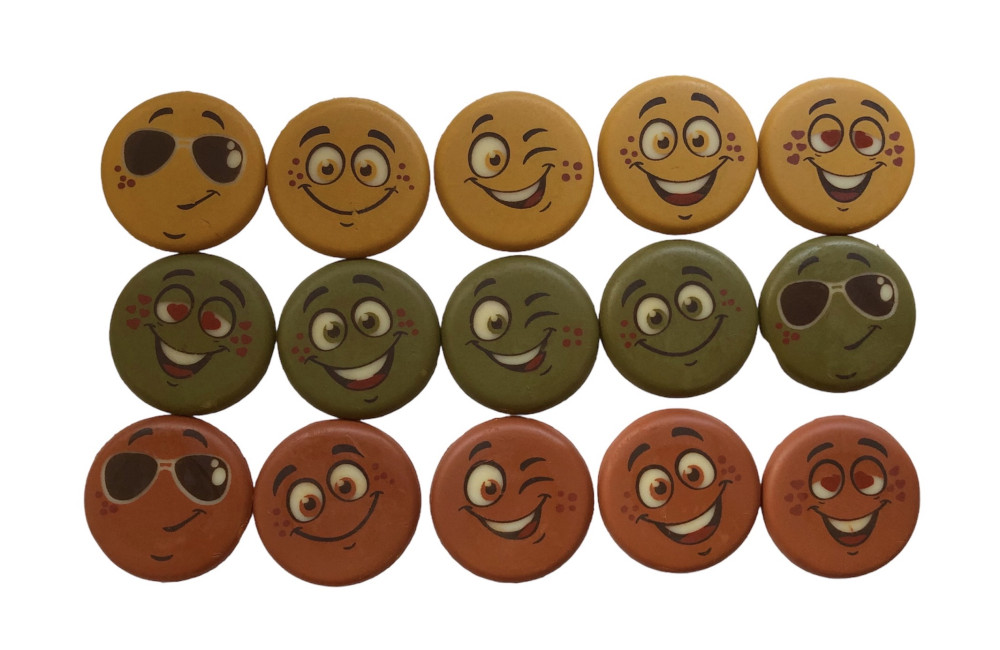 Image of Csoki dísz - Smiley (vegyes) 15db