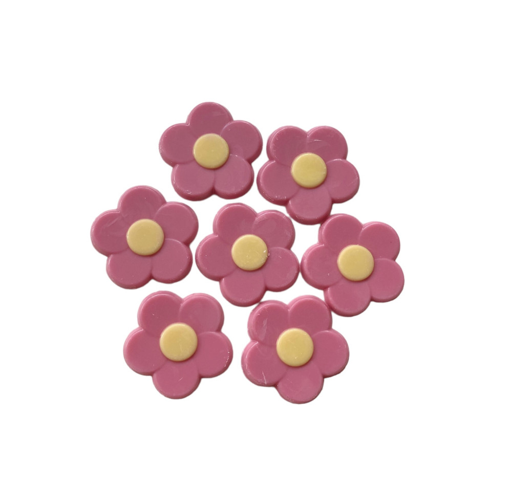 Image of Csoki dísz - Rózsaszín virág 50g (kb.24db)