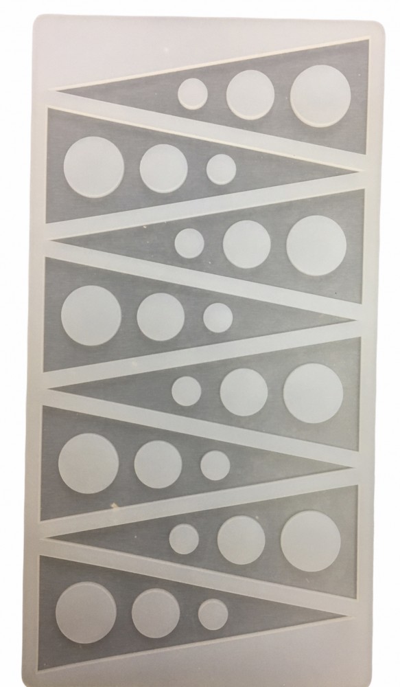 Image of Szilikon csoki öntőforma - Csokidísz Háromszög