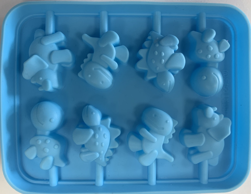 Image of Süti nyalóka szilikon forma - Dínók