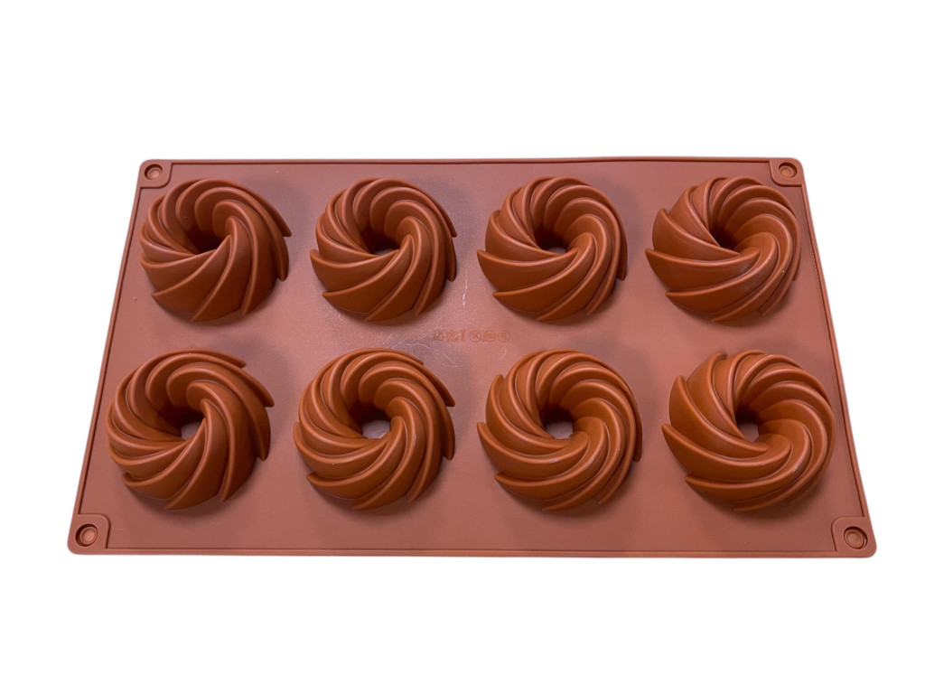 Image of Mousse szilikon forma - Csavart kuglóf (6db-os)