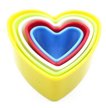 Image of Fondant , Linzer , keksz kiszúró - Szív(5db)