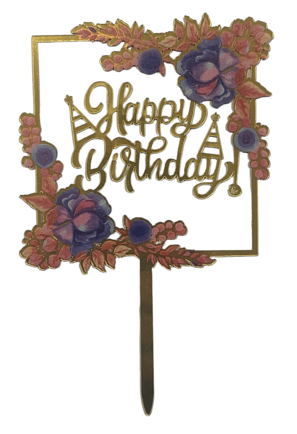 Image of Torta beszúró " Happy Birthday" - 33.