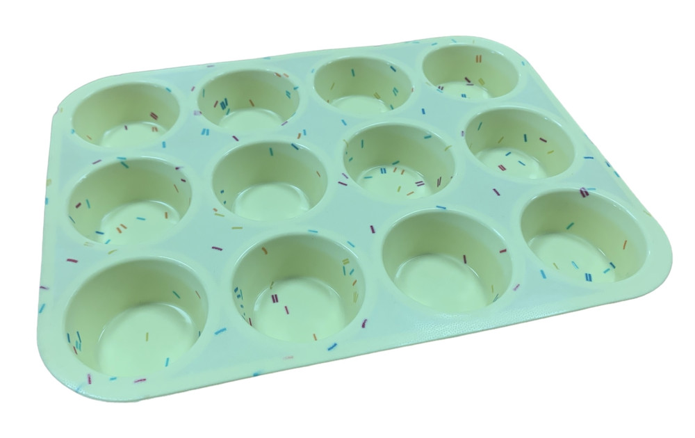 Image of Muffin sütő 12-es szilikon (cirkás)