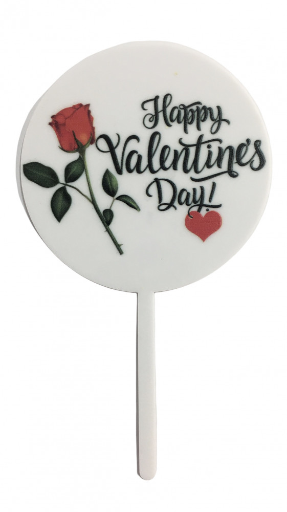 Image of Torta beszúró " Happy Valentine's Day" - 70.