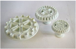 Image of Fondant / Marcipán rugós kiszúró - Fogaskerék 3db-os készlet