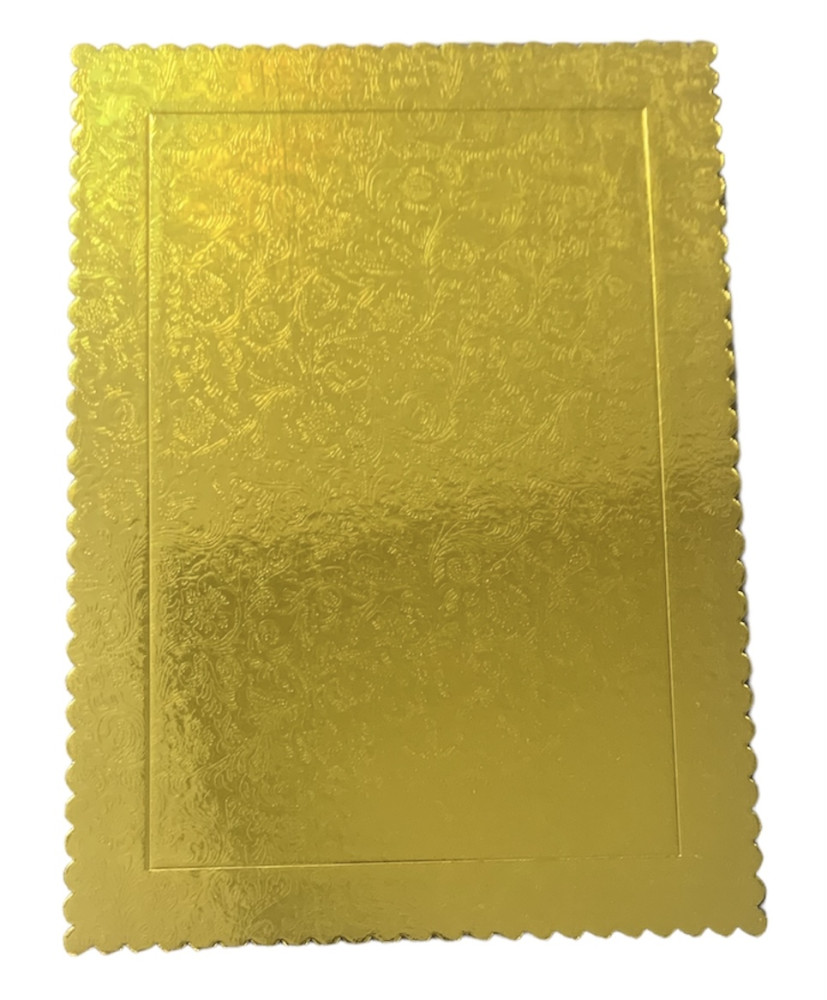 Image of Torta alátét téglalap 25*35cm Arany (3mm vastag)