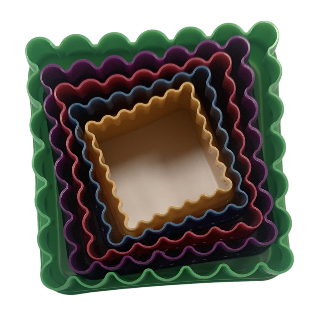 Image of Fondant , Linzer , keksz kiszúró - Négyzet(5db)
