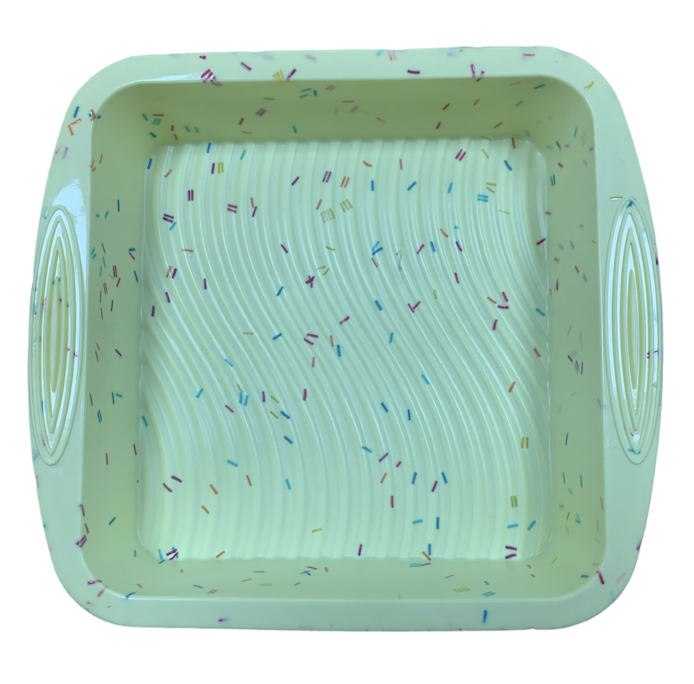 Image of Szilikon sütőforma - Hullámos aljú négyzet