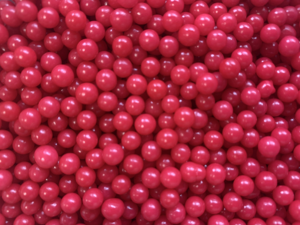 Image of Dekor cukorgyöngy 4mm Piros - 100g