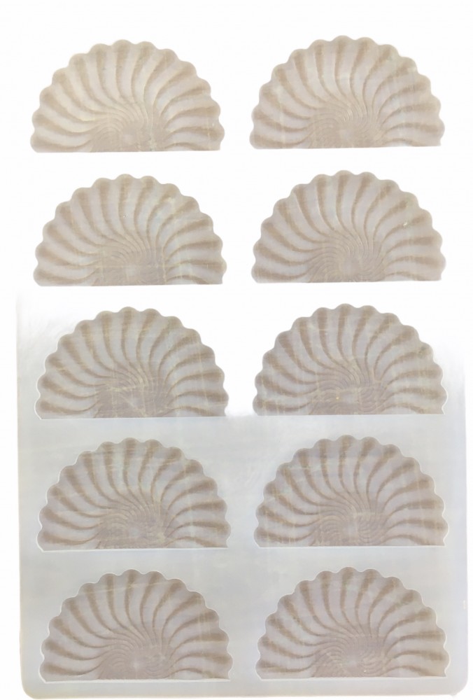 Image of Szilikon csoki öntőforma - Csokidísz Legyező