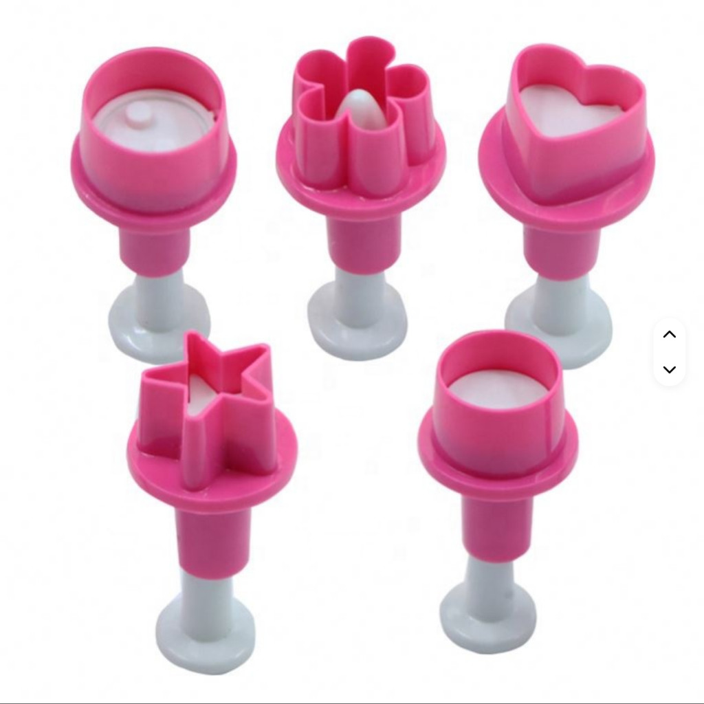 Image of Fondant / Marcipán rugós kiszúró - Vegyes 5db-os készlet