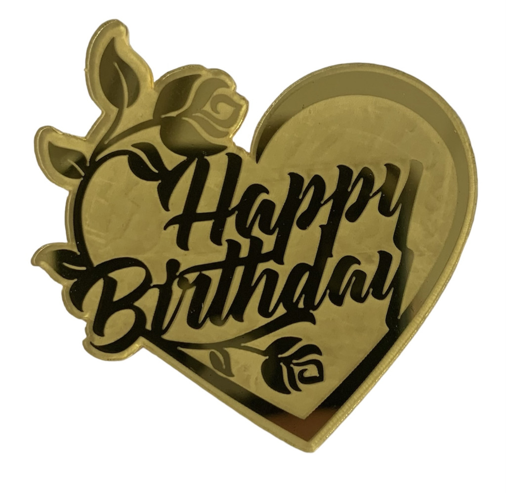 Image of Torta korong " Happy Birthday" - Szív