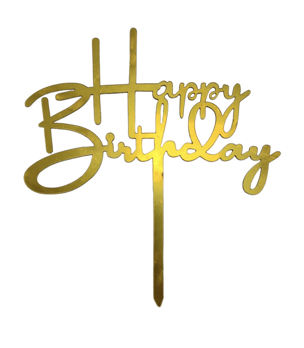 Image of Torta beszúró " Happy Birthday" - 34.