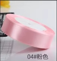 Image of Szatén szalag 2,5cmx22m - Rózsaszín