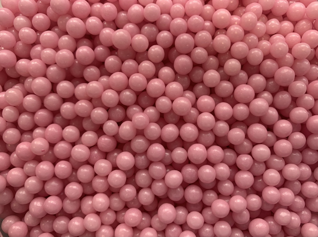 Image of Dekor cukorgyöngy 3mm rózsaszín - 100g