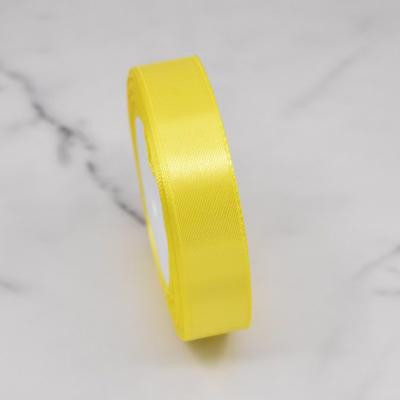 Image of Szatén szalag 2,5cmx22m - Citromsárga