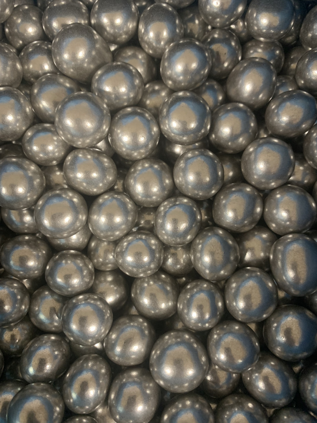 Image of Cukorgolyó óriás roppanós 18mm 100g - Ezüst