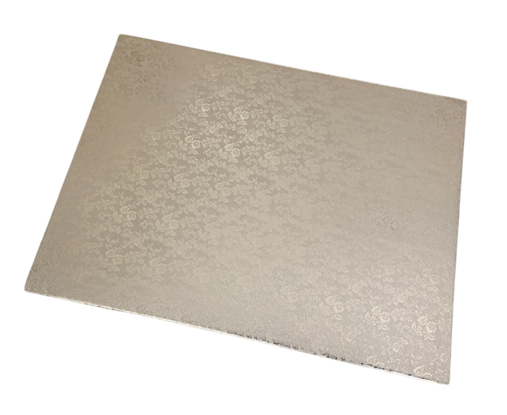 Image of Torta dob 30*40cm mintás ezüst