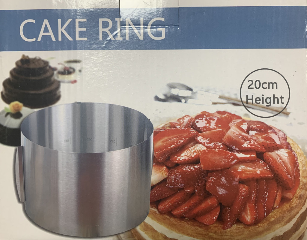 Image of Sütőforma keret állítható kör 16cm-30cm Magasság:20cm