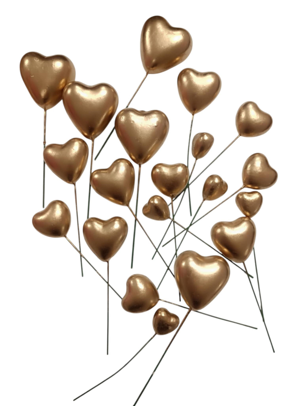 Image of Tortadekoráció szív (20db) Arany