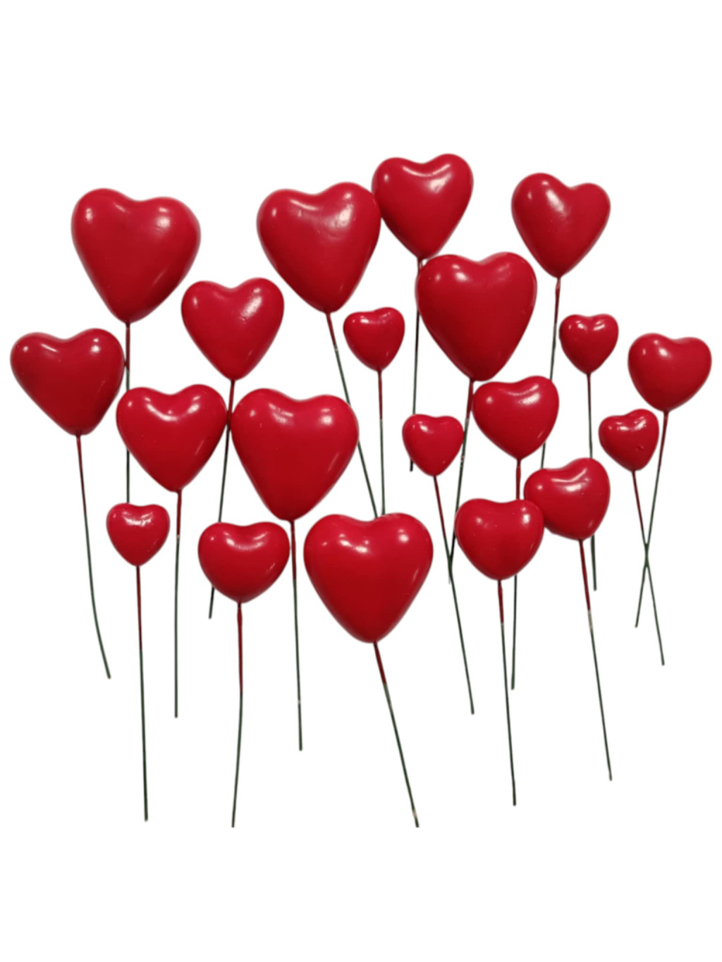 Image of Tortadekoráció szív (20db) Piros