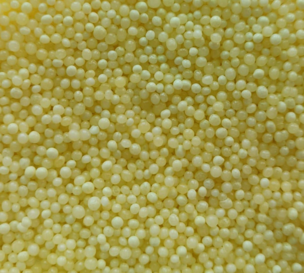 Image of Dekor cukorgyöngy 2mm citromsárga - 100g