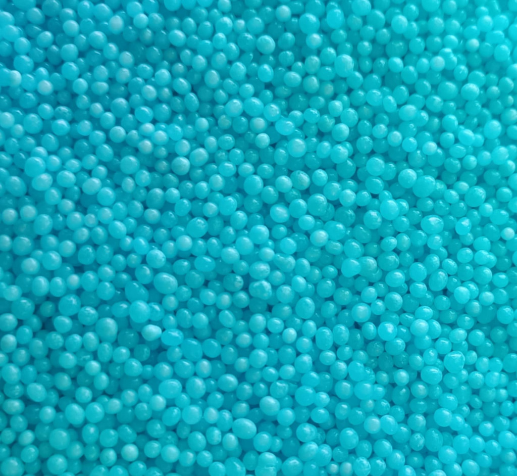 Image of Dekor cukorgyöngy 2mm kék - 100g