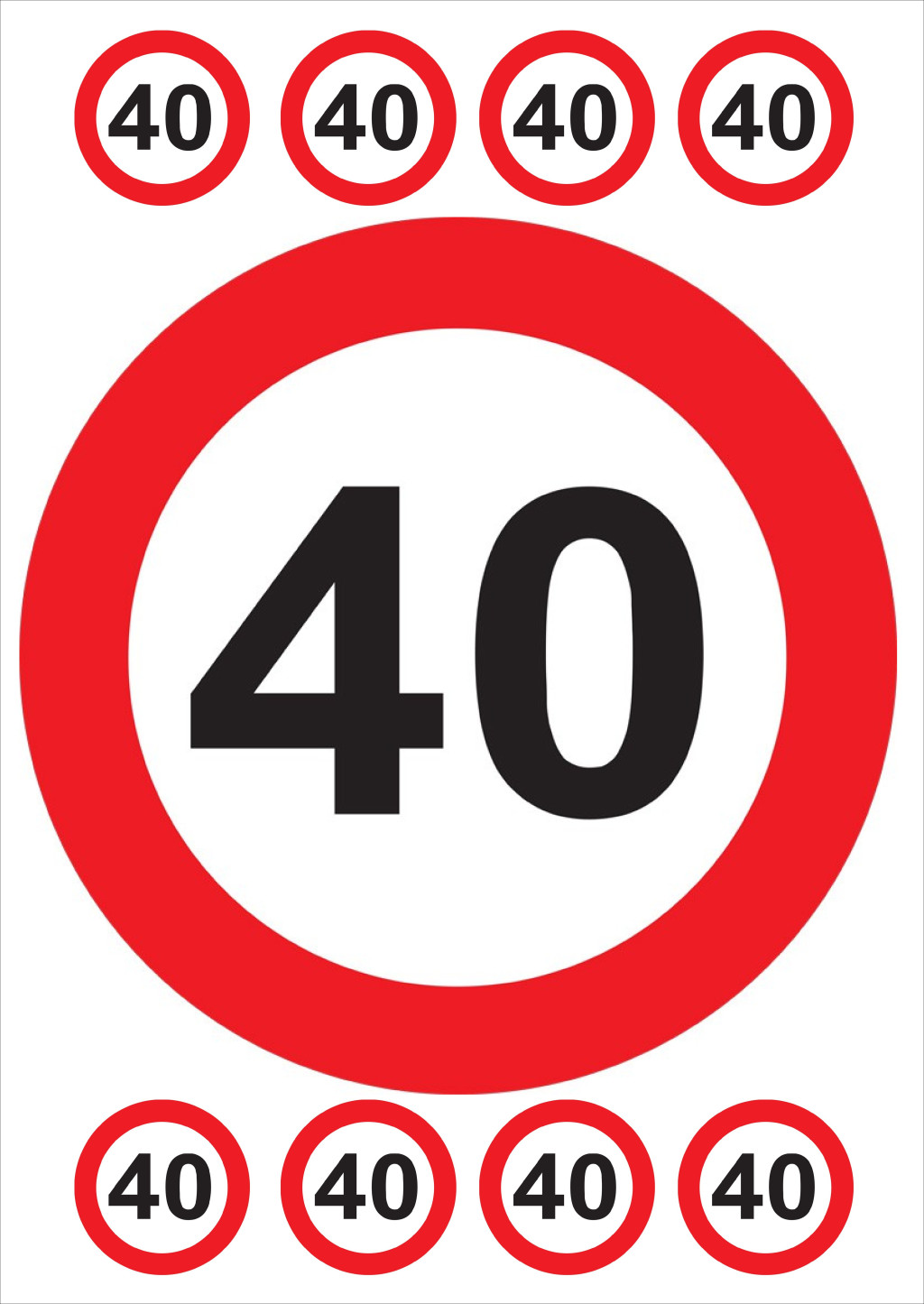 Image of Torta ostya - "40" A4 84.